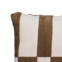 Coussin Luxana 50x50 cm taupe (lot de 2)