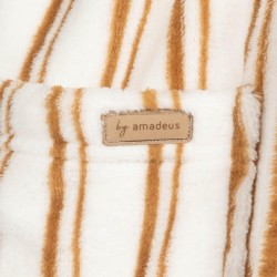 Peignoir à rayures camel S/M