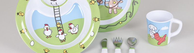 Ewwtrey Ensemble Assiettes à Dîner, Assiette Enfant Incassable, Assiettes  Plates pour Enfants Tout Petits Adultes, avec Cuillère, Couteau, Fourchette  : : Cuisine et Maison